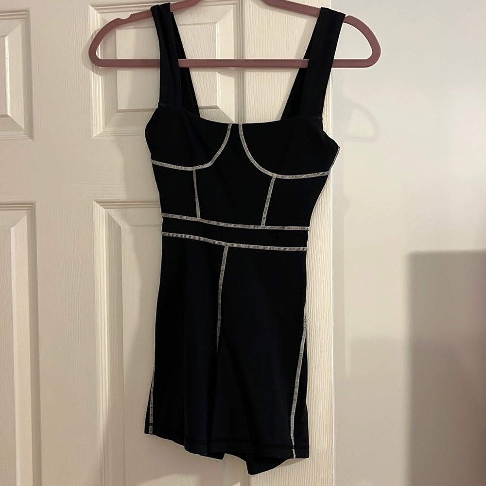 Weworewhat black shortsuit